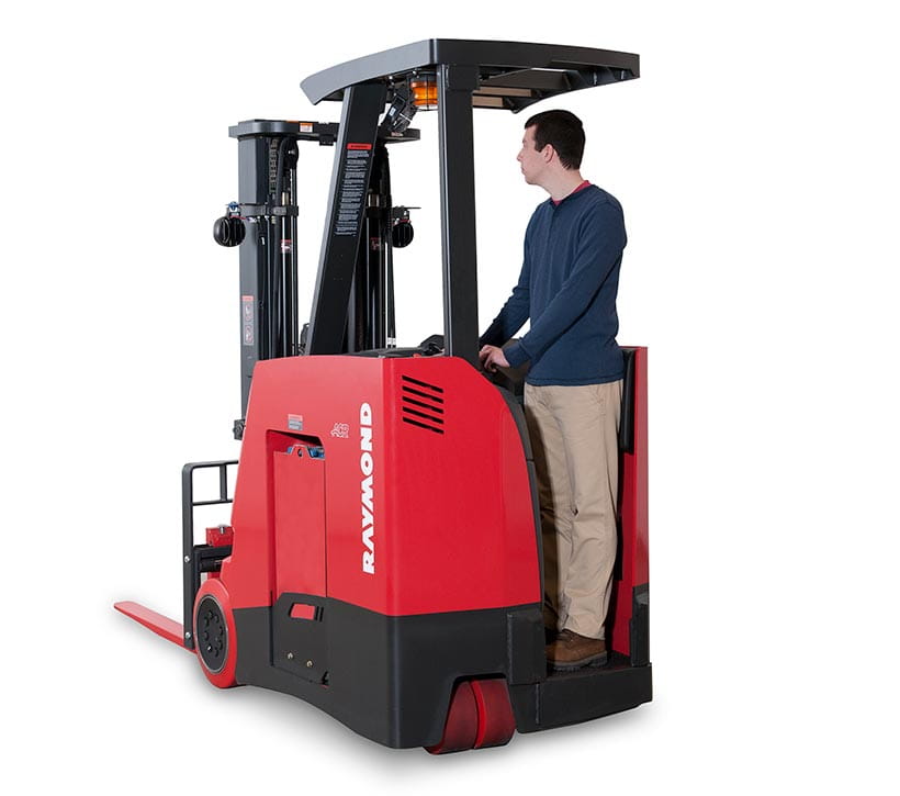 raymond stand up forklift